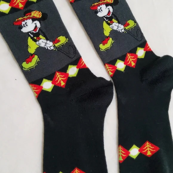 GOLF Disney Socks Never worn, NWOT, black/gray Mickey Mouse - Picture 4 of 6